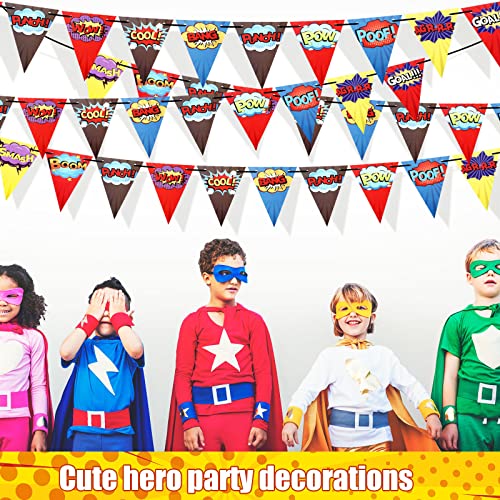 4 Pieces Birthday Banner Birthday Party Decorations Paper Pennant Banner Garland Decor For Kids Boys Birthday Party Supplies Baby Shower Wall Decoration #TOP1