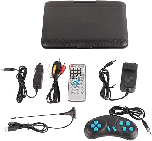 Miniatura 6 de Reproductor de DVD portátil de 6.8 pulgadas, reproductor de TV para automóvil, reproductor de DVD portátil HD para niños, multifuncional, cómodo,