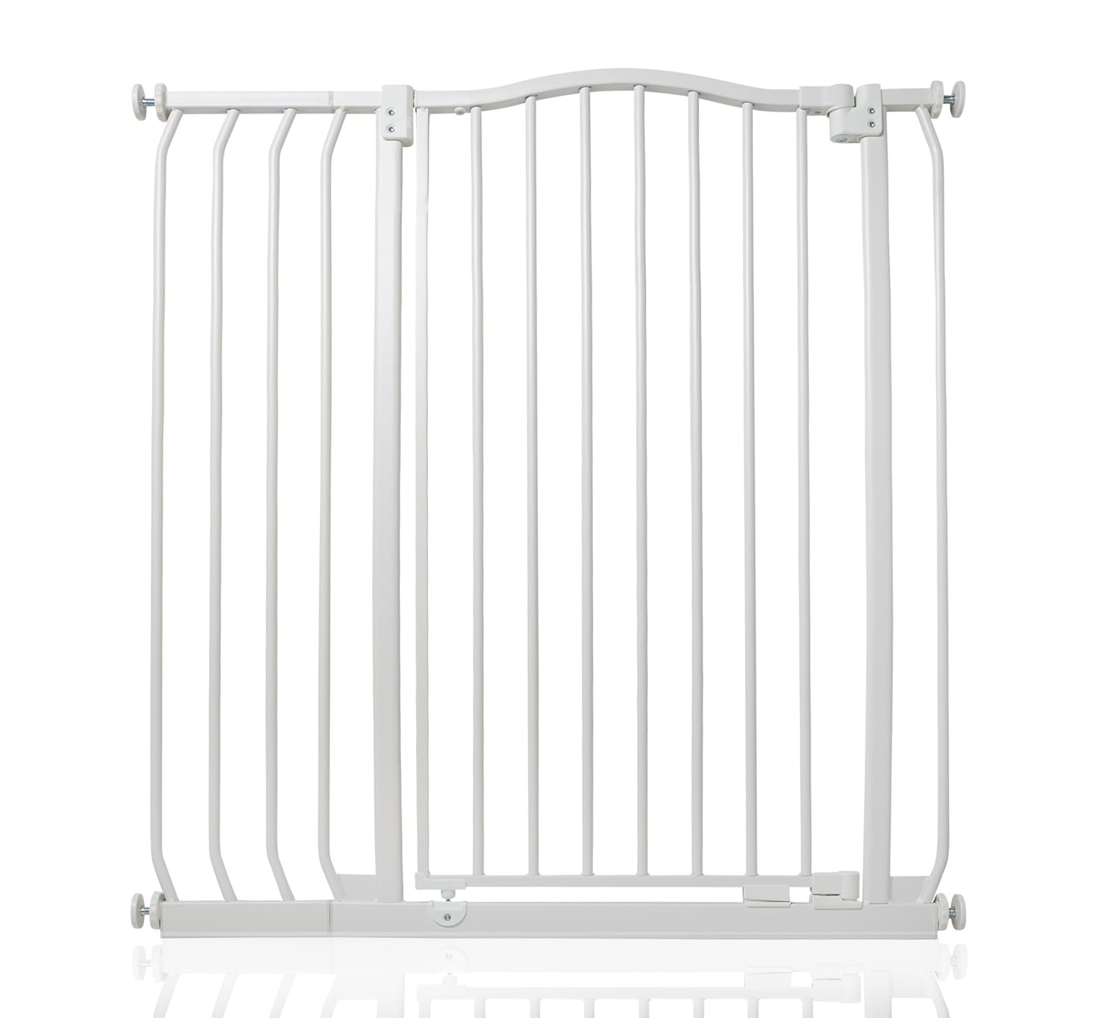 Safetots Extra Tall Curved Top Safety Gate, 116cm - 125cm, Matt Black, Extra Tall 100cm in Height, Pressure Fit Stair Gate, Baby Gate for Doors Hallways and Spaces, Safety Barrier, Easy Installation — view 21