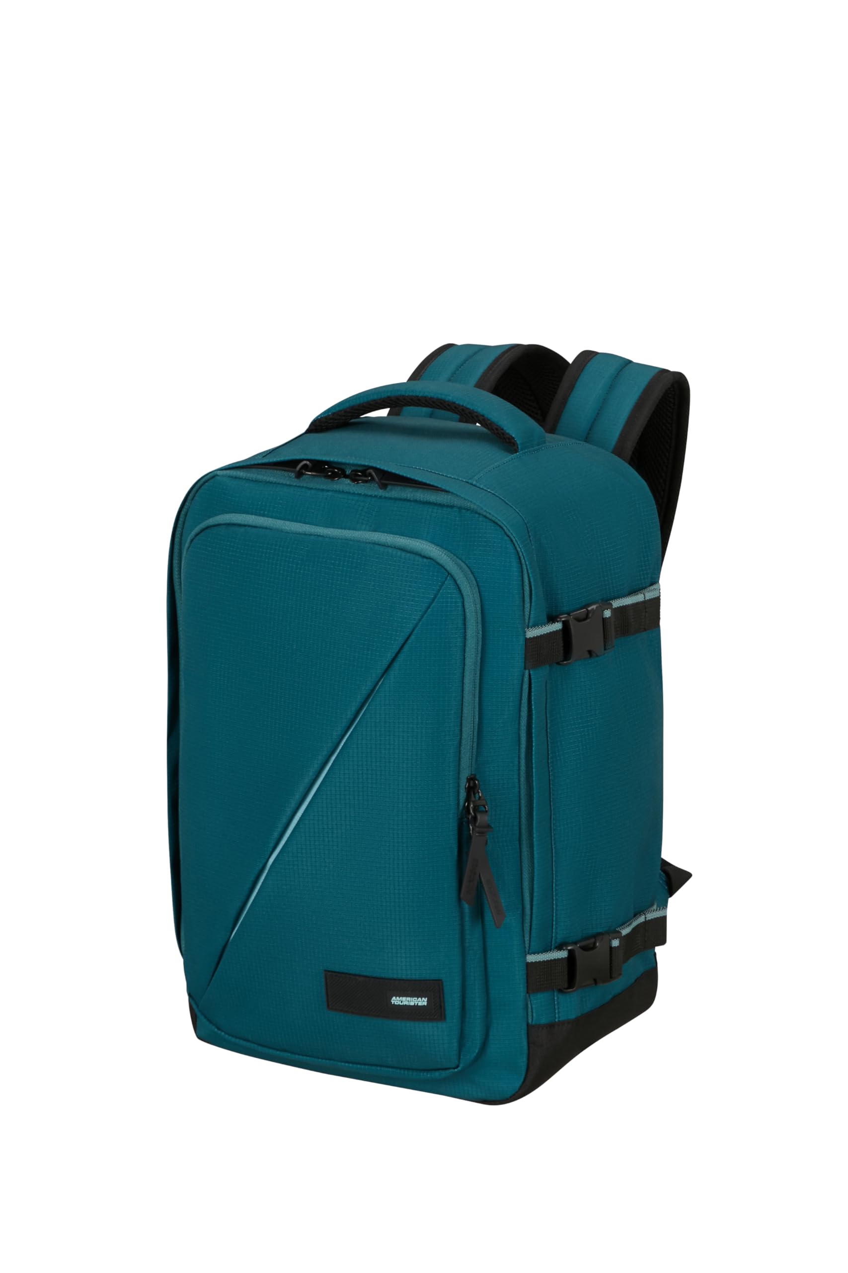 American Tourister Take2Cabin - Untersitz-Handgepäck (40 x 25 x 20 cm - 24 l - 0,50 kg) - Kabinentasche, Flugzeug-Rucksack S Untersitz, Türkis (Totally Teal)