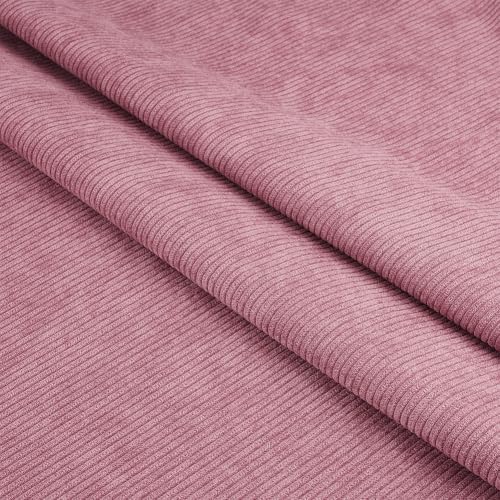 Tissu velours côtelé violet pâle pour coudre un pantalon rétro ou habiller un canapé