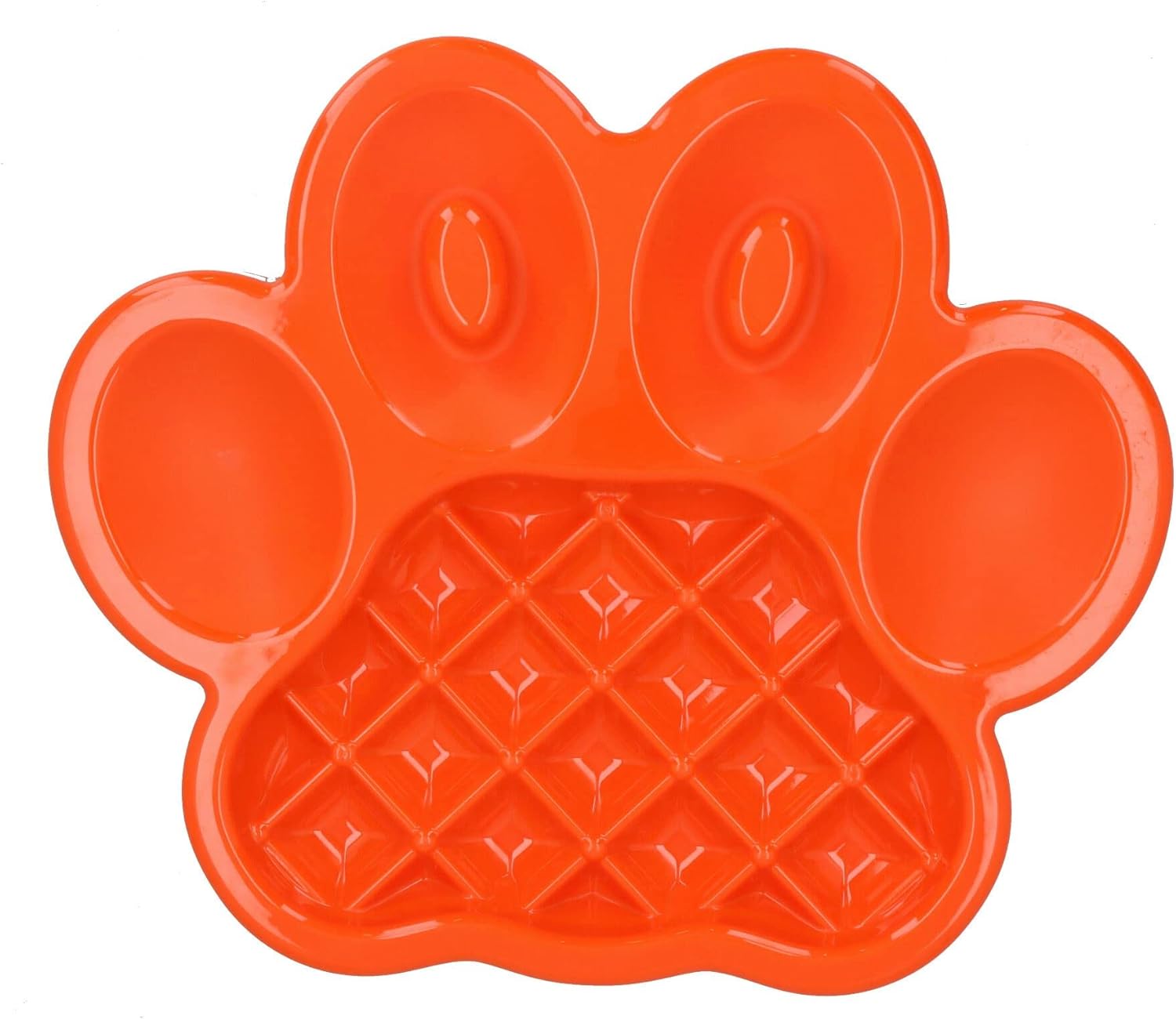 Orange PAW Interactive Dog Slow Feeder Food Accessories Control Fast Eating