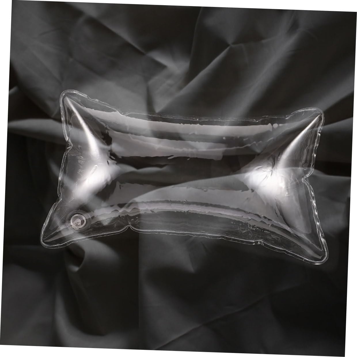 Hemobllo Oreiller Gonflable Transparent en PVC, Portable pour Voyage