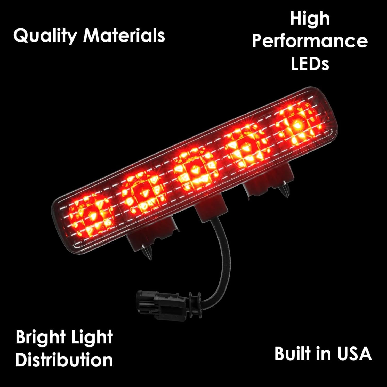 ORACLE Lighting 5854-504 Smoked Lens LED Third Brake Light Compatible with Wrangler JL - Quality Materials - Plug & Play Connection for Easy Install - Waterproof