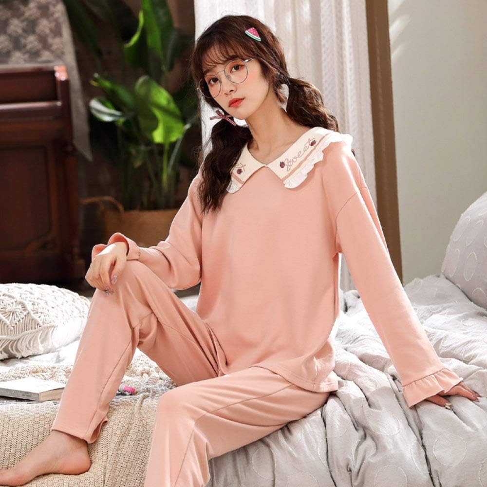 Women'S Warm Pyjamas Sets,Casual Dusty Rose Cotton Lapel Sleepwear Soft  Trousers Winter Loungewear Solid Color Nightwear Knit Pyjamas Sets For  Ladies : Amazon.co.uk: Fashion