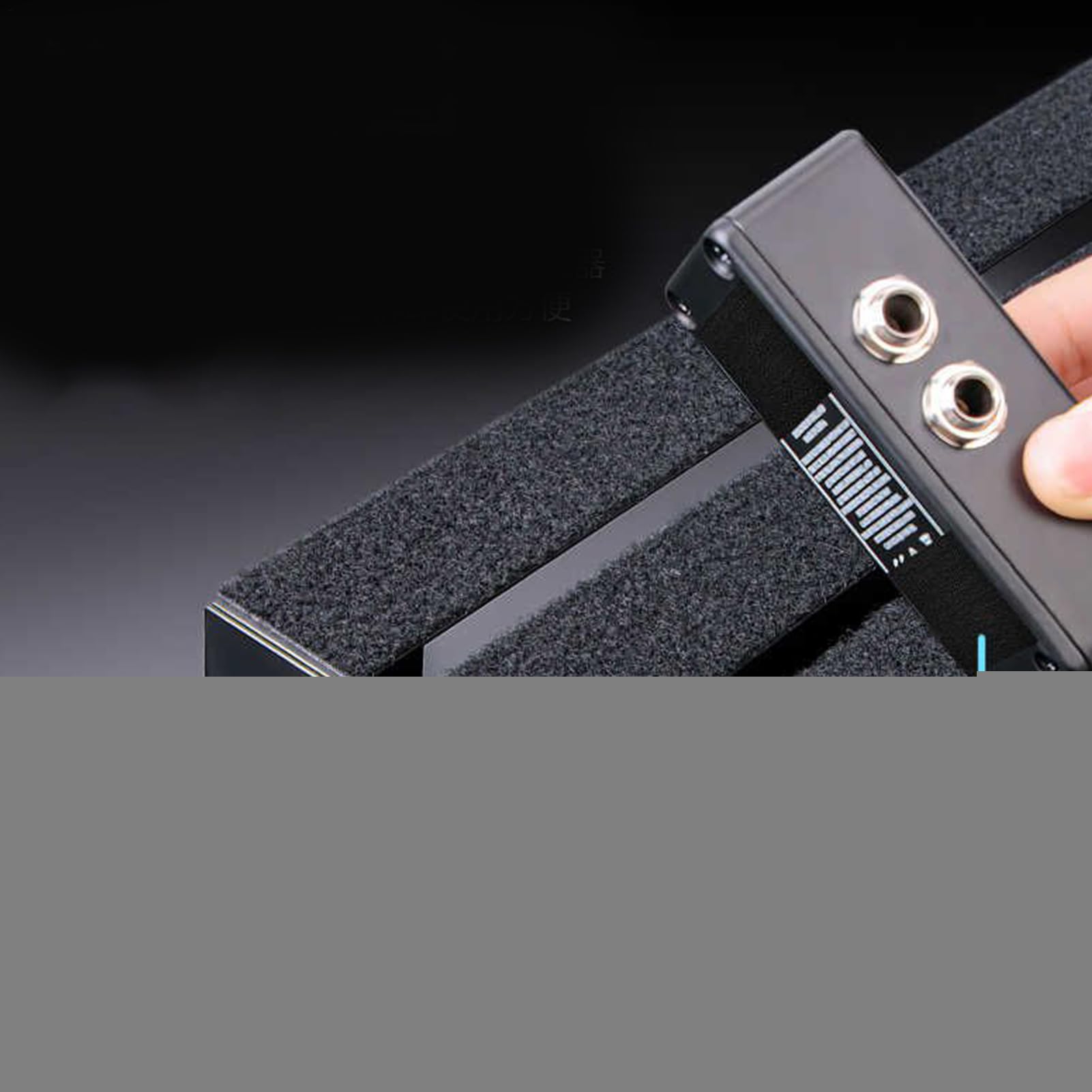 Pedalboard für Gitarre, kompaktes und kompaktes Pedalboard | Struktur mit verbessertem Kabelmanagement für Musiker