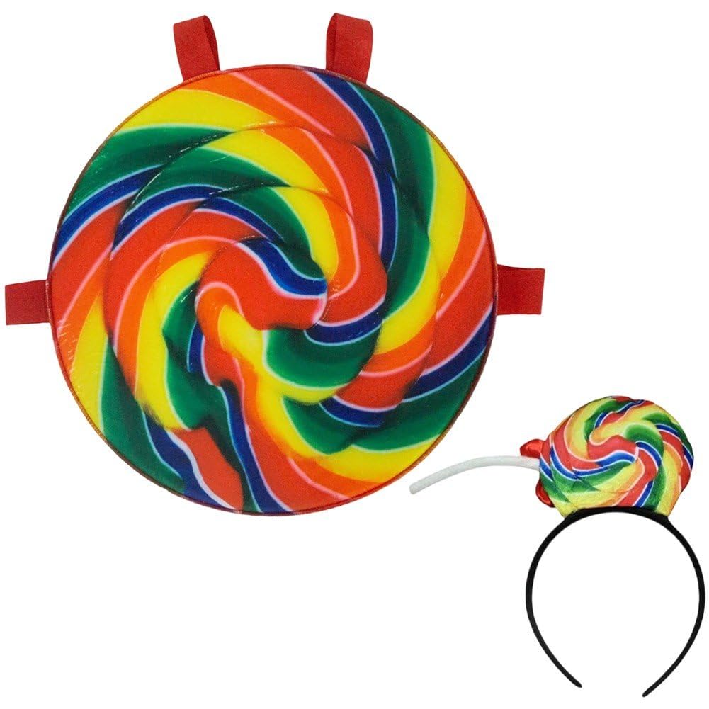 Costume de sucette pour femmes ensemble de 2 déguisements bonbons
