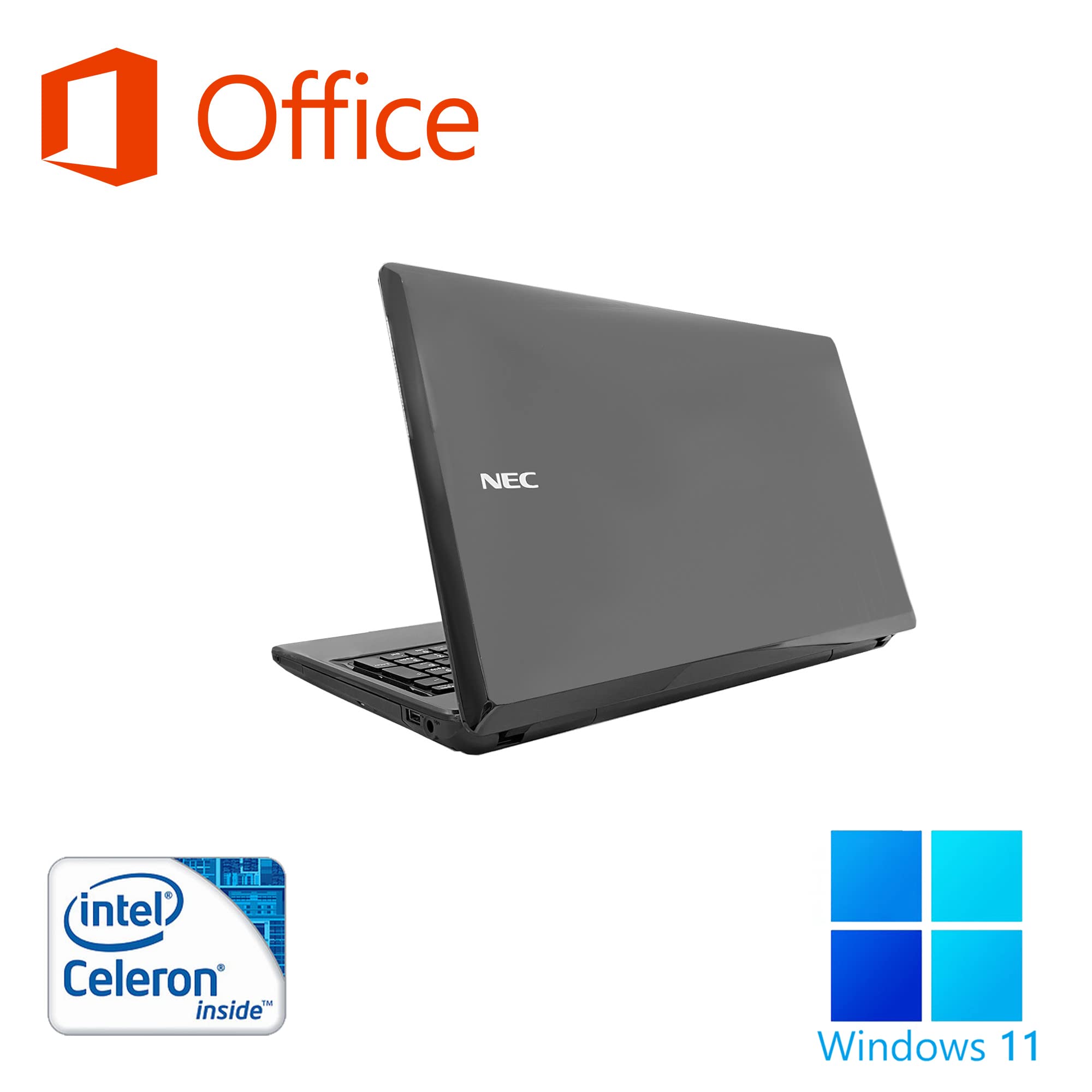 美品【win10】ノートPC NEC　VJ17EF-N Celeron 3215U メモリ2GB 訳あり 中古ノートパソコン Windows10 Pro NEC VersaPro VJ17E/FW-N