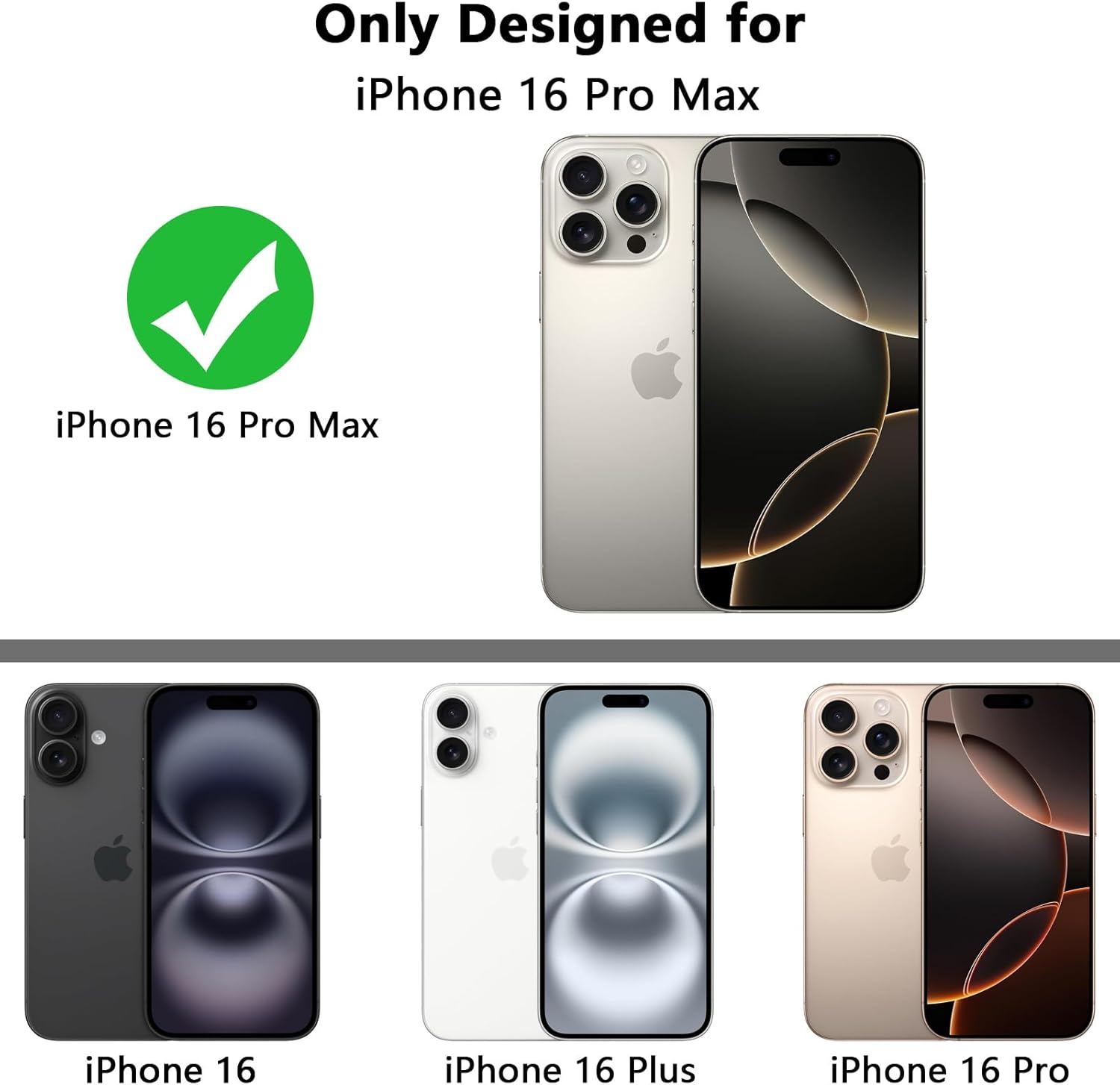 Tikoo Designed for iPhone 16 Pro Max Case Glitter for Women Girl Clear 3-in-1 Heavy Duty Protective Phone Case with Floating Liquid Quicksand Shiny Bling Sparkly Cute iPhone 16 Pro Max Case 6.9” - Image 8