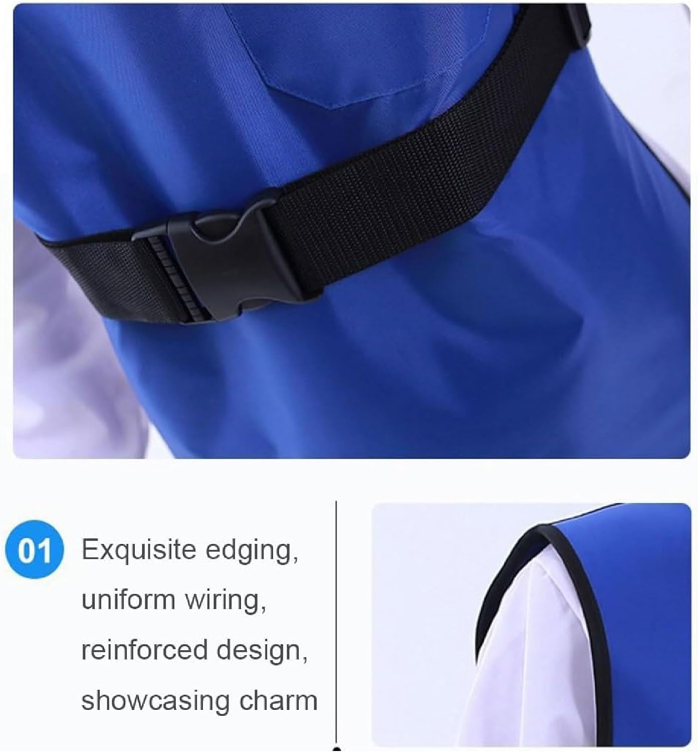 Grembiule in Piombo Grembiule antiradiazioni da 0,5 mm/0,35 mmpb Scudo Anti-X con Cappuccio in Piombo Grembiule Anti-X a Maniche Corte Grembiule Unisex