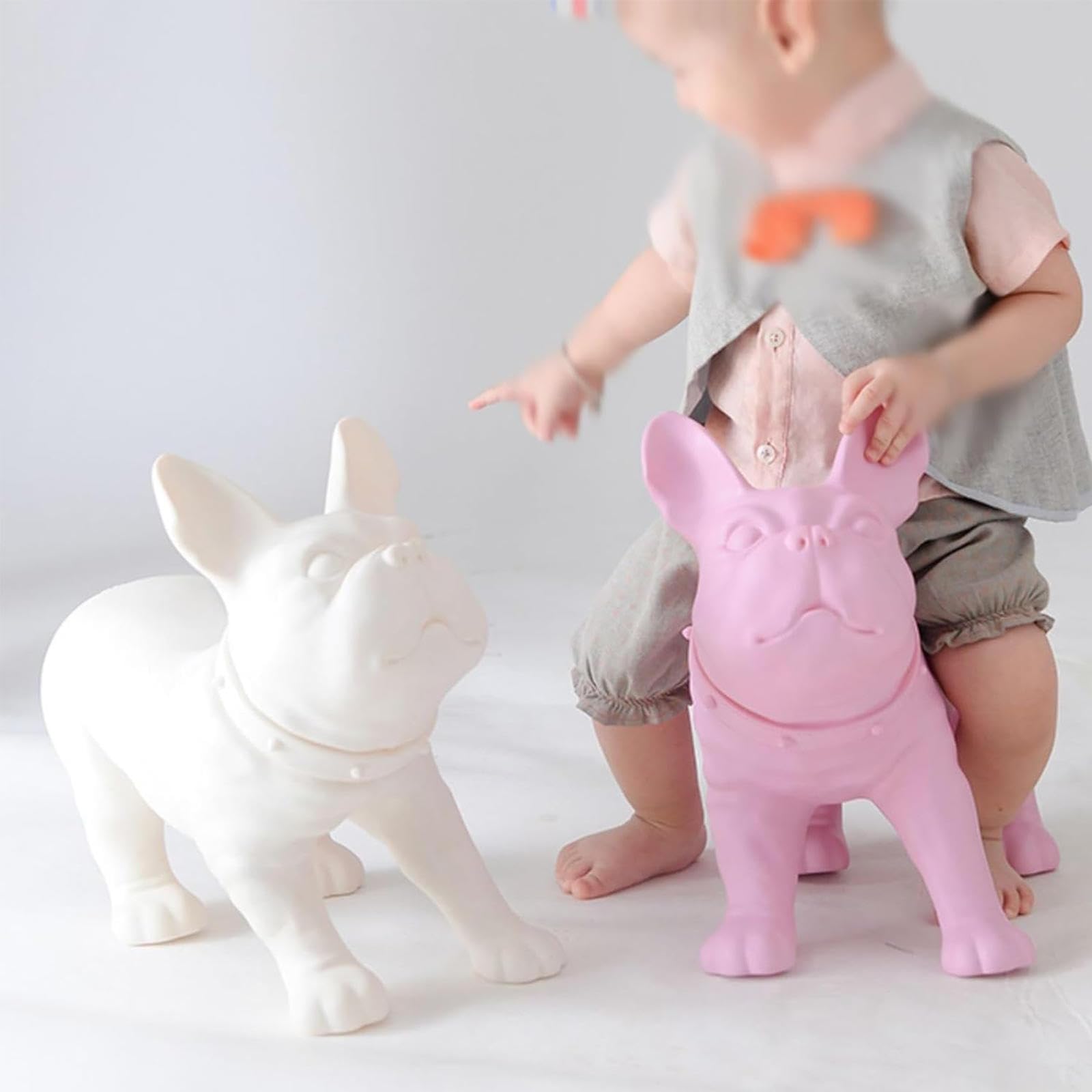 Schaufensterpuppe für Hunde, Haustiermodell für Fotografie und Heimdekoration, stehende Skulptur mit drehbarem Kopf, ideal für Bekleidungsgeschäfte und Garten-Displays