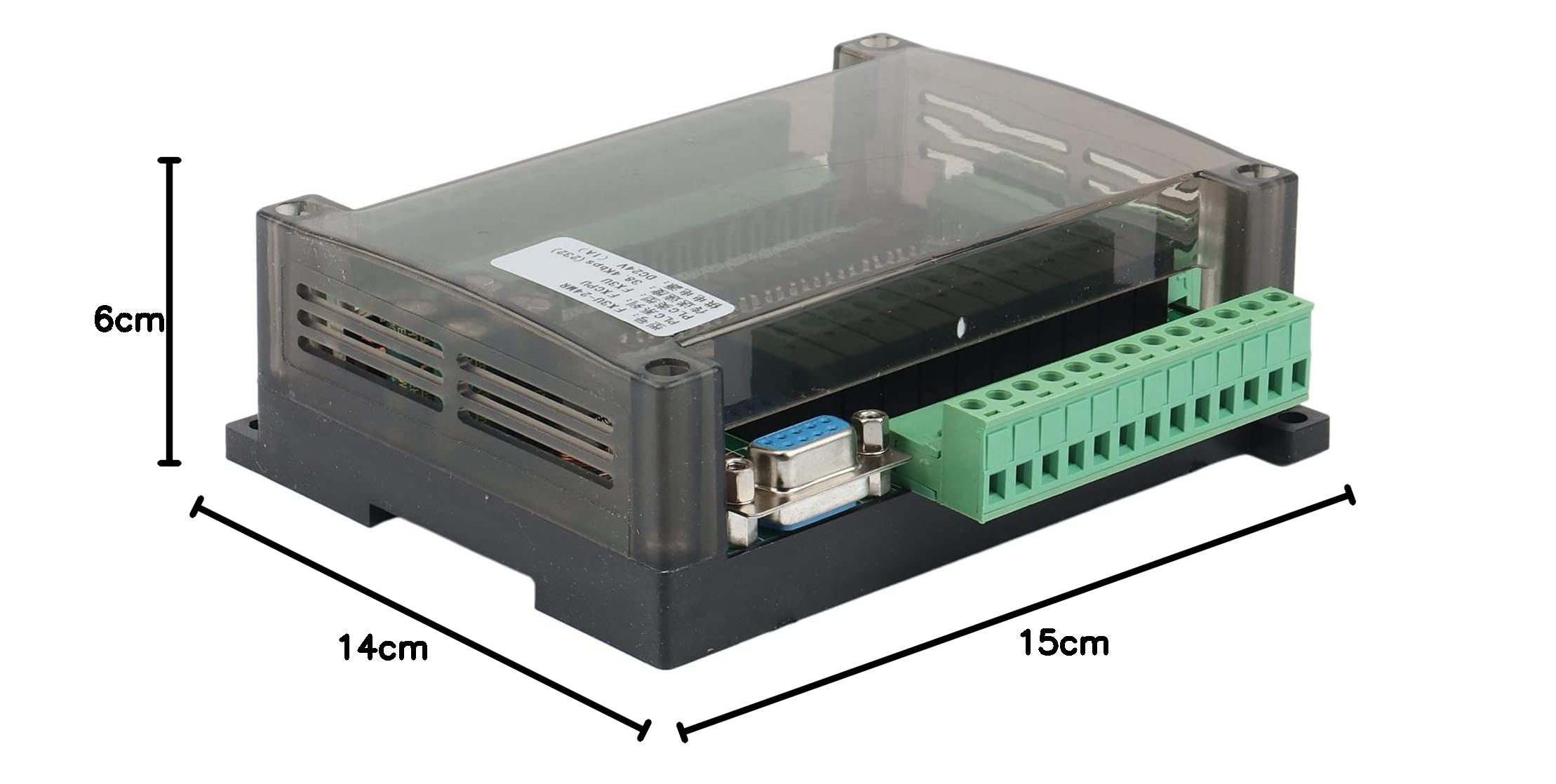 1 ensemble de cartes de contrôle industrielles FX3U-24MR haute vitesse pour ménage industriel, contrôleur programmable