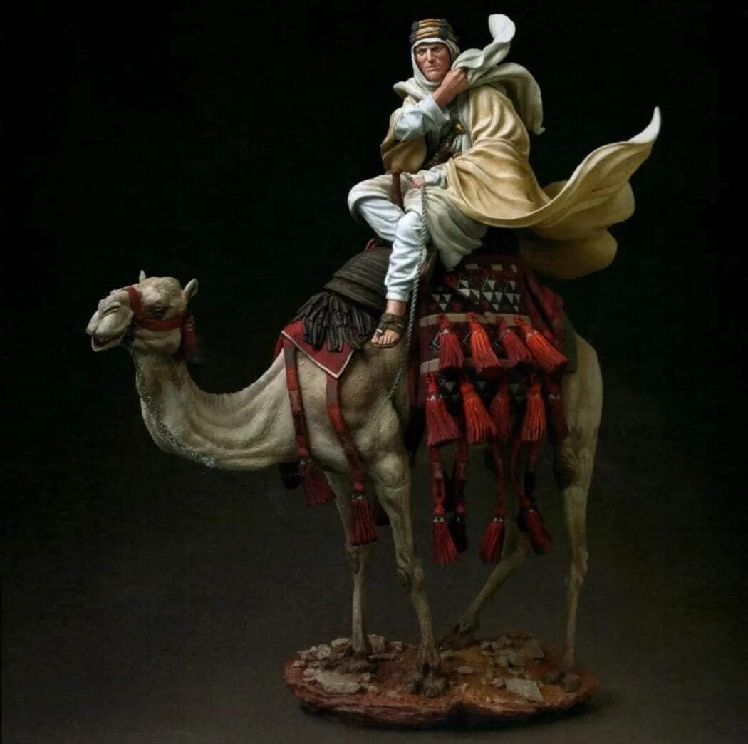 Maquette en résine 90 mm de Lawrence archéologue britannique figurine militaire WW1 A-1456
