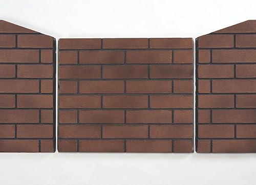 Miniatura 4 de Panel de ladrillo de fibra de cerámica de piedra arenisca para inserción Fireplace al aire libre serie 450 - Modelo # FLB450-S