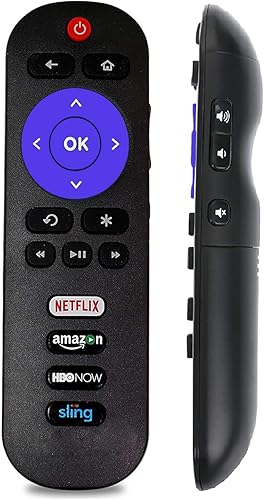 Control remoto universal compatible con TCL Roku TV/Onn Roku TV/Philips Roku TV/Westinghouse Roku TV/Sanyo Roku TV/RCA Roku TV/JVC Roku TV/Element