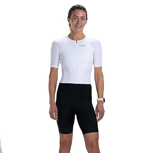 Zoot Women’s Core Tri Aero FZ Racesuit, Short Sleeve Moisture-Wicking
