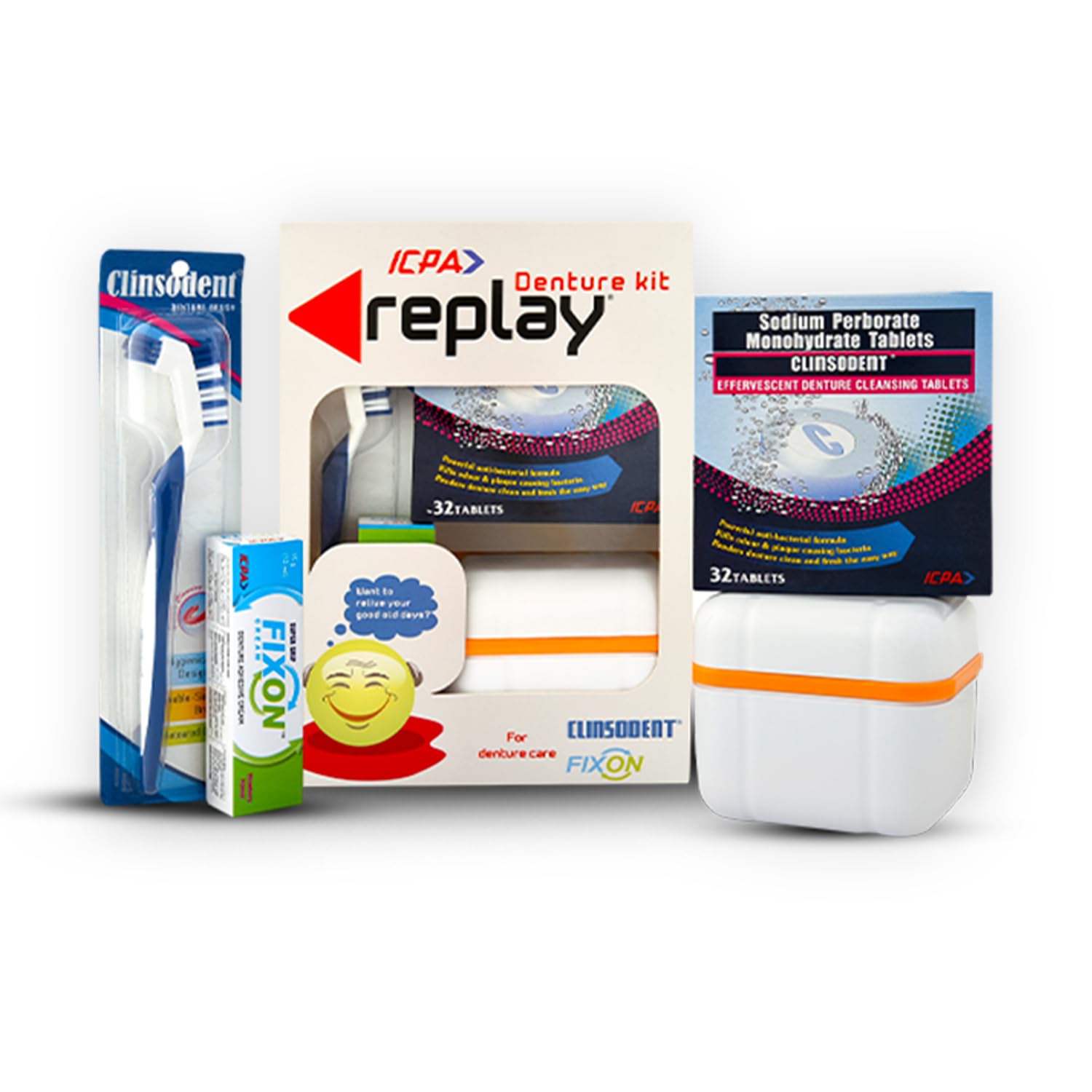 ICPA Replay Denture Cleaning Kit with Storage Container and Adhesive-image-25