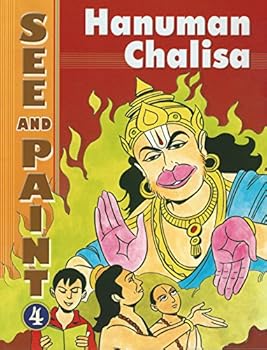 Paperback Hanuman Chalisa (See and Paint vol. 4) Book