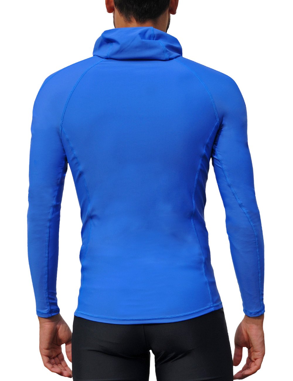 iQ-UV koszulka uv Mężczyźni Uv 300 Hooded Shirt Long Sleeve (1 w zestawie)