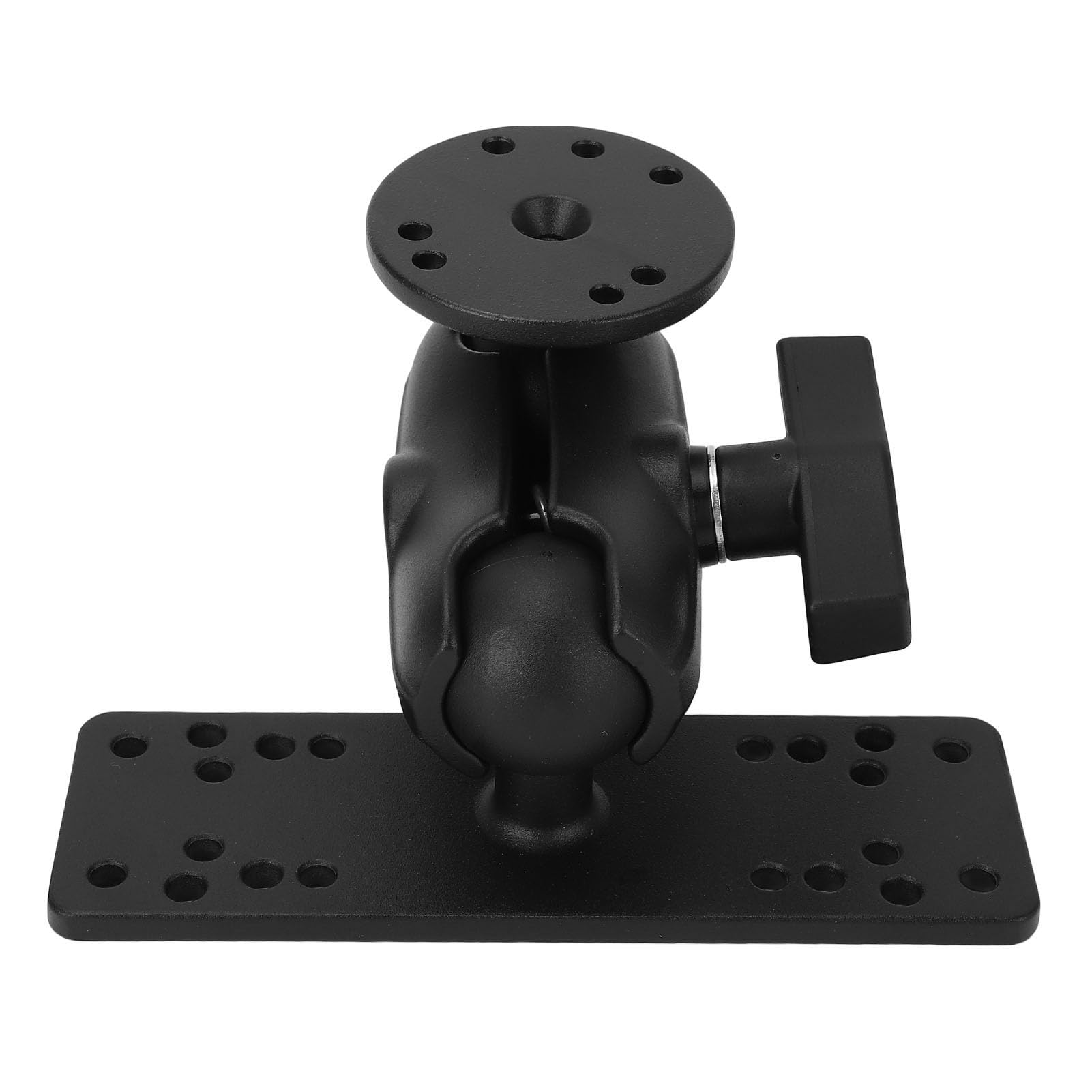 Asixxsix Uchwyt do Echosondy, Aluminiowy Uchwyt Ramowy Klasy Morskiej, Elektronika Morska z Obrotem o 360 Stopni dla GPSMAP Plus ECHOMAP HDS Carbon HDS LIVE i większość Lokalizatorów Ryb i