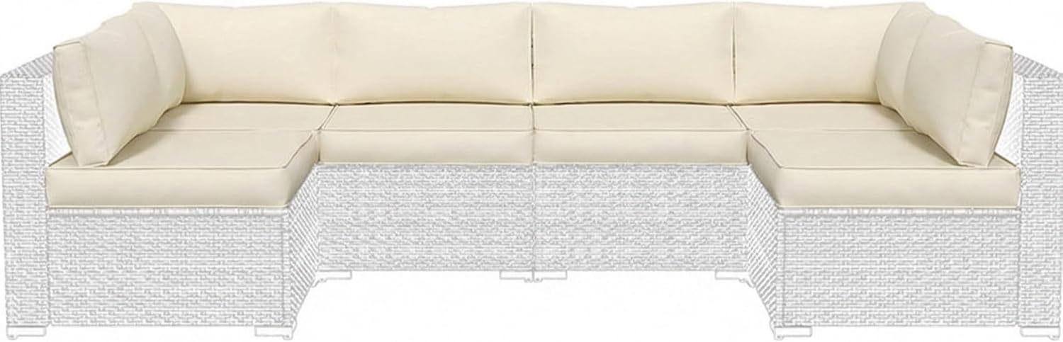 Premium Fade-Resistant Patio Cushion Covers & Outdoor Furniture Cushion Covers – Waterproof, Tear-Resistant, All-Weather, Soft & Comfortable, Perfect for Patio, Garden & Balcony Seating