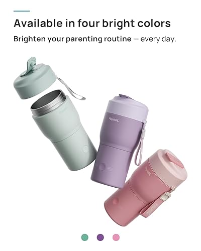 Miniatura 8 de Papablic Calentador de botellas portátil profesional calentamiento más rápido de 115 W, esterilizador integrado, 8 alimentaciones por carga, 5