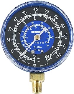 Robinair (11794) Universal Compound Replacement Gauge 4.1 x 3.4 x 1.2 inches