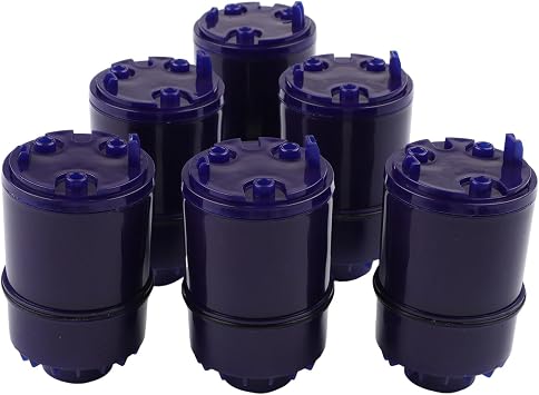 6-Pack Water Filter Cartridge Set for PUR and PUR PLUS Systems Using Activated Carbon Technology to Absorb 99% of Organic Matter and Impurities in Tap Water