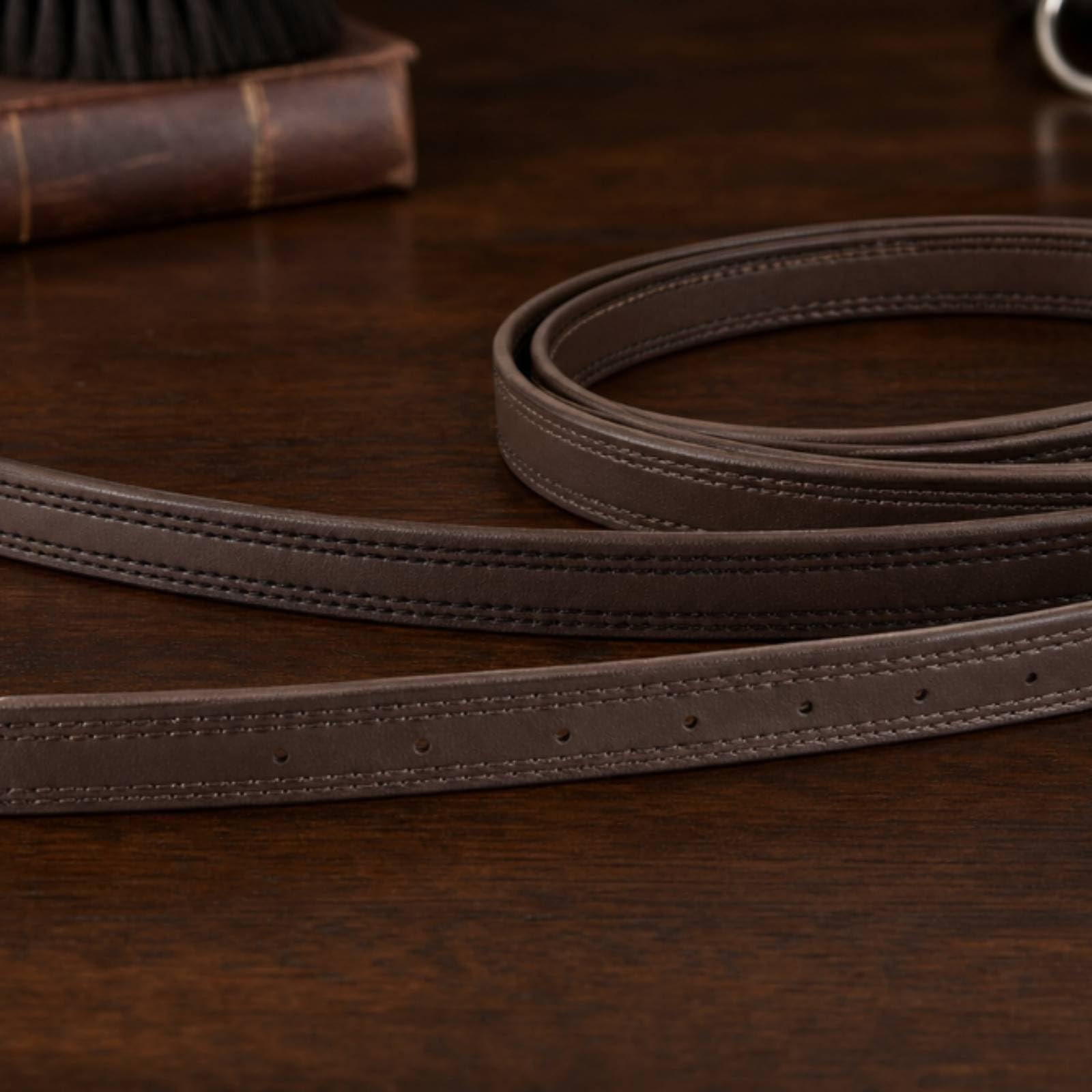 Correa Estribo Ajustable Correa Cuero con Hebilla Resistente Acción Estribo para Jinetes, Adultos, Equitación, Entrenamiento, Instalación Equina, Marrón Oscuro, Niños