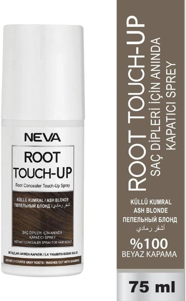 Root Touch-Up Neva Saç Dipleri Için Anında Kapatıcı Sprey 75 Ml - Küllü Kumral