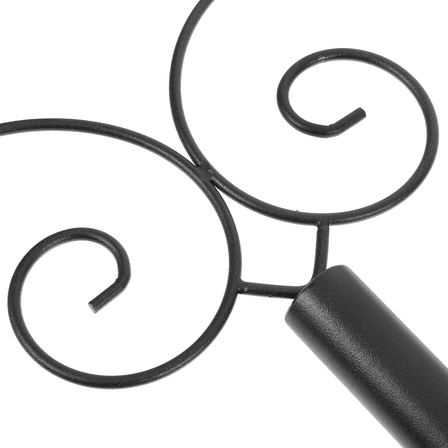 MERRYHAPY Outdoor String Light Poles 40cm Metal Hanging Poles for Patio Garden Bird Feeder Hanger 4pcs Outdoor Lighting Accessories