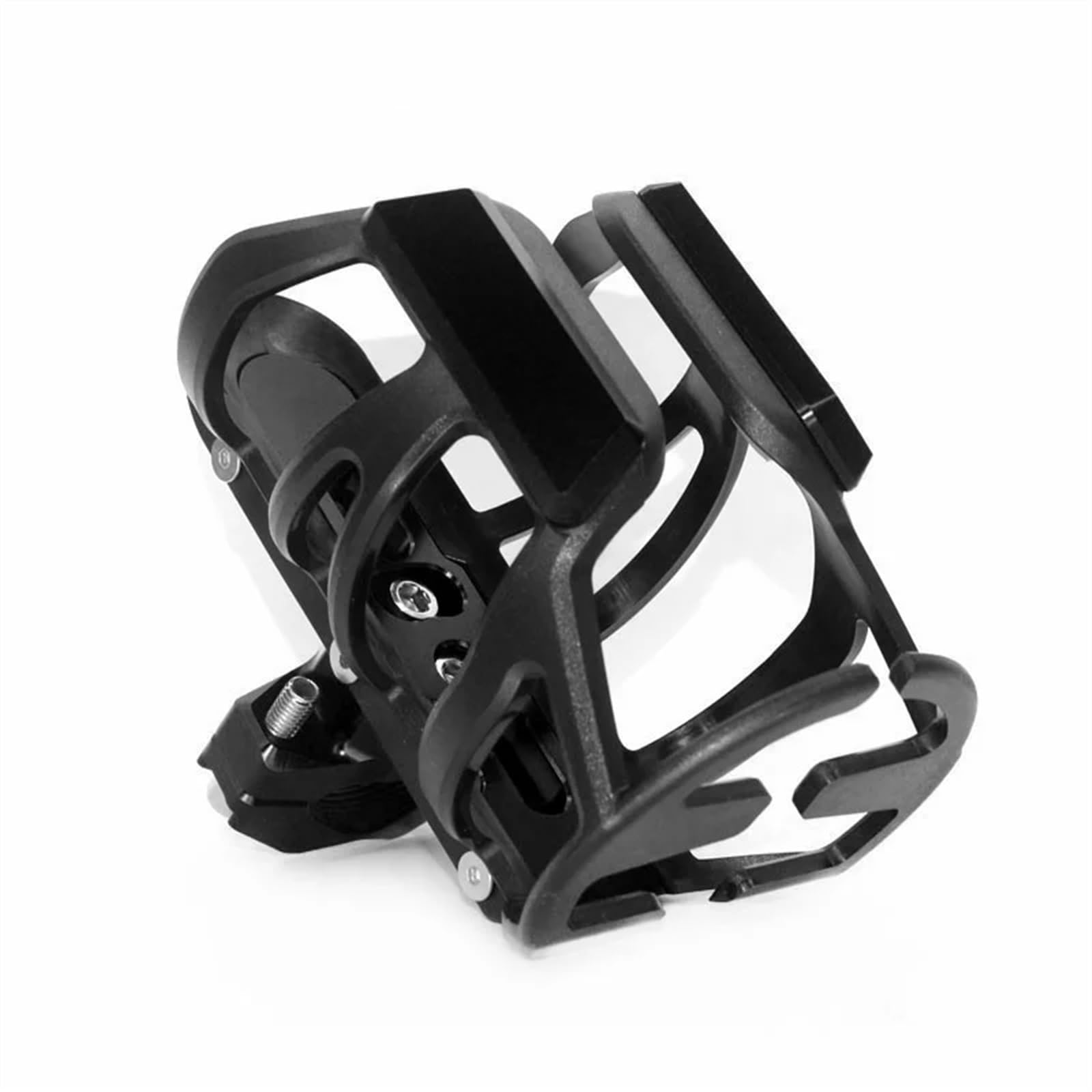 LKLNCXC Bottle Cages Motorcycle Accessories CNC Beverage Water Bottle Cage Drink Cup Holder For FORZA300 FORZA250(Black)
