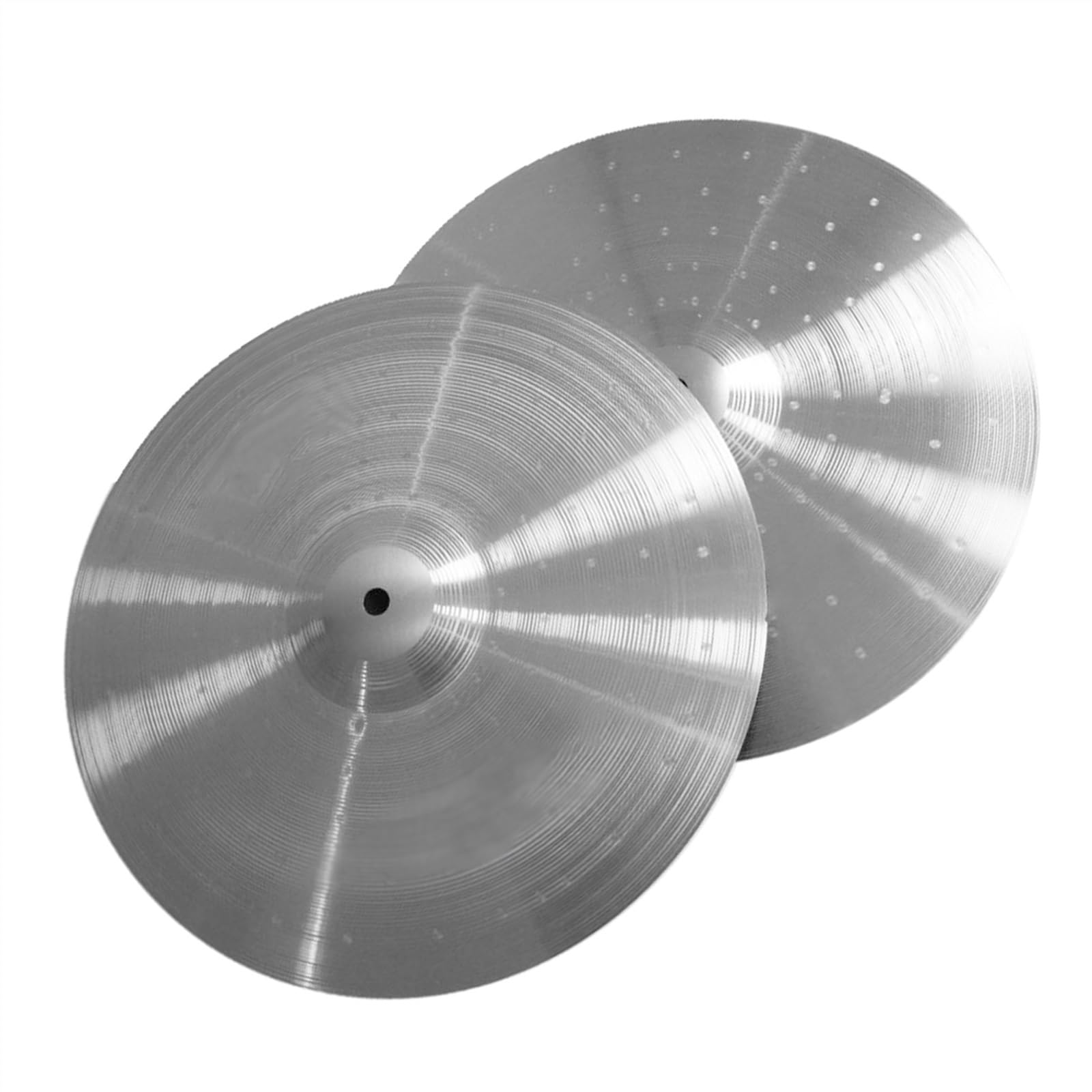 Une Paire De Cymbales Charleston De 14 Pouces en Alliage De Cymbale D'entraînement Accessoires pour Instruments à Percussion