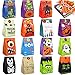 90PCS Halloween Treat Bags Party Favors - Trick or Treat Candy Goodie Gift Bag Stuffer Filler Paper Supplies Decorations with 90 Stickers