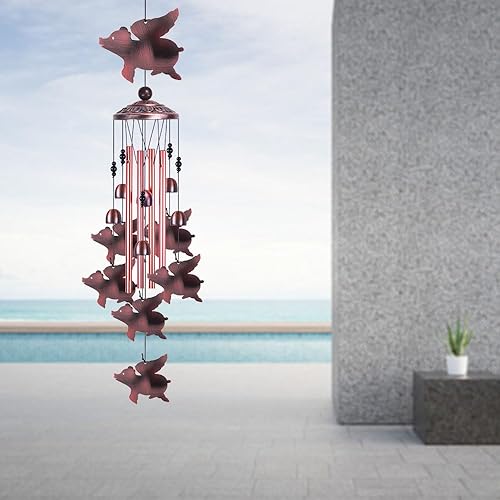 Miniatura 27 de Owl Wind Chimes Outdoor/Indoor Decor - Memorial Wind Bells, Romantic Wind Catcher, Blessing Windchimes Gifts for Mom, Home, Balcony, Yard, Tree