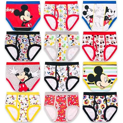 Disney Toddler Minnie/Mickey '12 Days Un-Boxing' Underwear Gift Box 12-Pack Cover