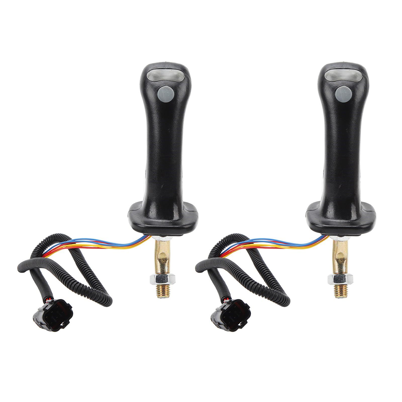 UncleS Professioneller hydraulischer Joystickhebel, 6-polig, 3 Tasten, für DH150 DH300 Modelle, Bergbauausrüstung, Bagger, Joystick-Hebel, Aluminium-Ersatz