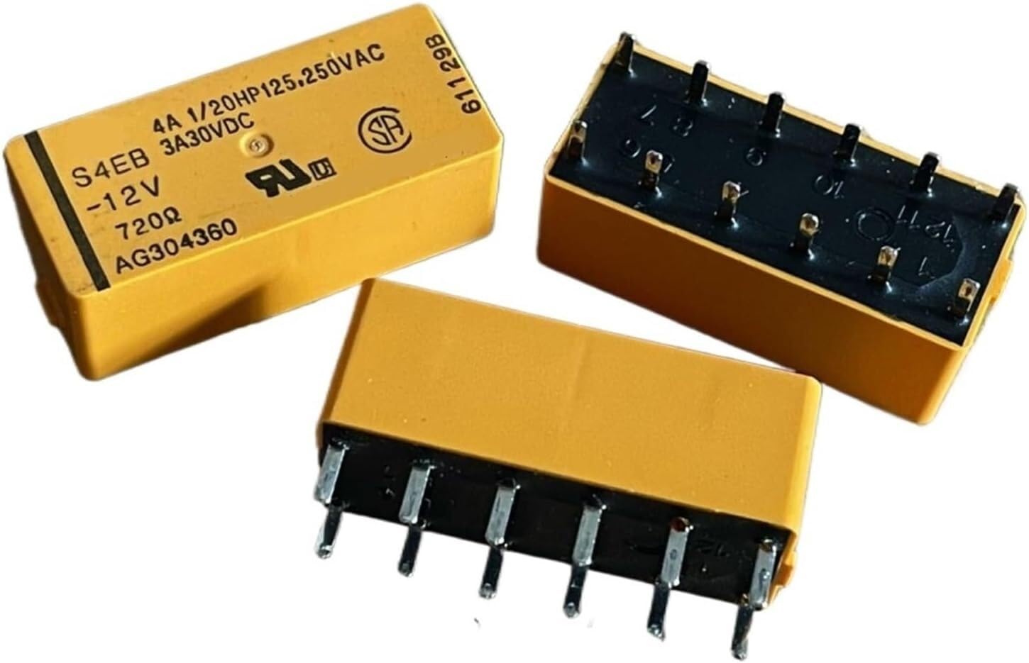 Relé S4EB-5V para solucionar fallos de conmutación y ruido eléctrico en placas 3A