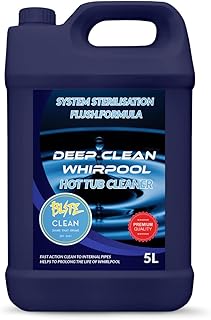 Whirlpool Hot Tub Cleaner Internal Pipe Full System Cleanser Spa Bath Flush Removes Oil, Soap, Smell, Biofilm, Dirt & Limescale Remover Up to 100 Cleans - Rapid Deep Clean Of Internal Pipes Whirl Pool