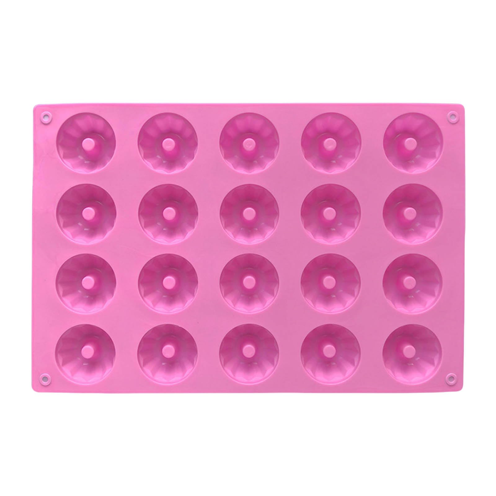 Xjdzineq Functional 20 Slot Silicone Miniature Cake Nonstick Baking for Cakes Muffins Brownies and Puddings Cake