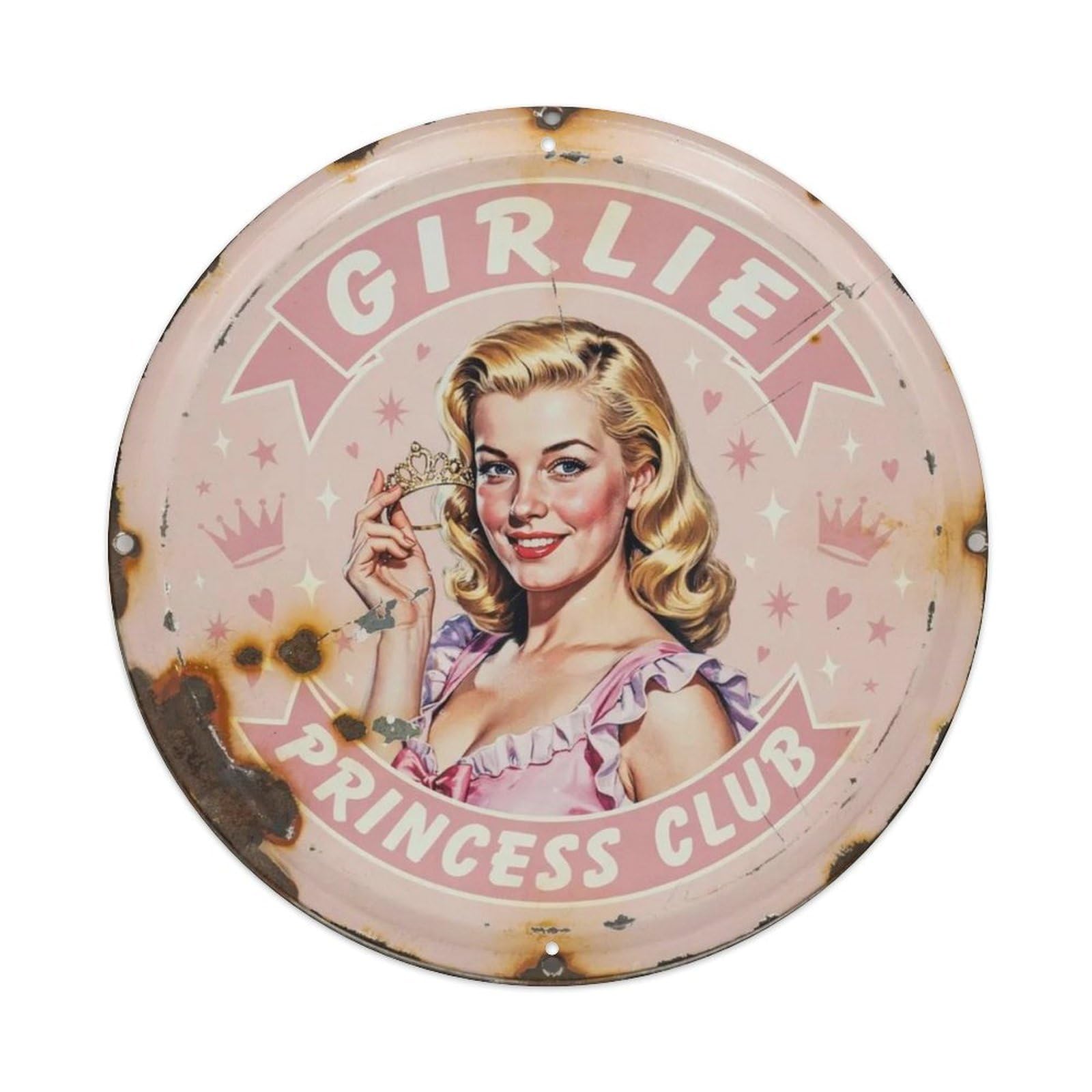 Vintage-Fairy-Tale Metal Tin Sign Plaque