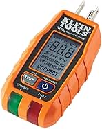 Klein Tools RT250 GFCI Outlet Tester with LCD Display, Electric Voltage Tester for Standard 3-Wire 120V Electrical Receptacles