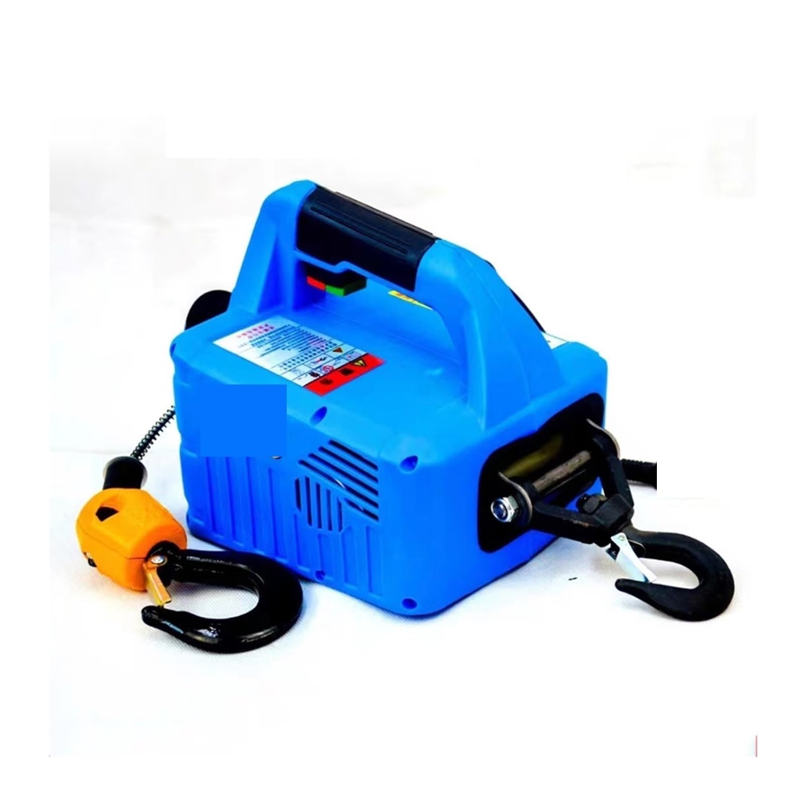 MYUYEE Trailer Winch, Portable Electric Winch,500Kg 7.6M Hand Traction Block Steel Wire Rope Lifting Hoist Towing Safe & Convenient (1 Groen)