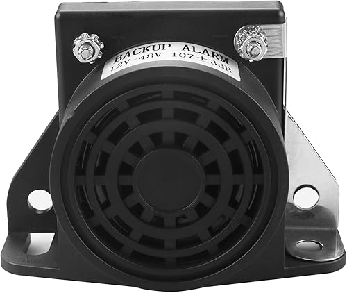 Rnigs Alarma de respaldo para automóvil, 107 dB impermeablepolvo 12 V-24 V CC, alarma de advertencia inversa de respaldo industrial para ATV tono de