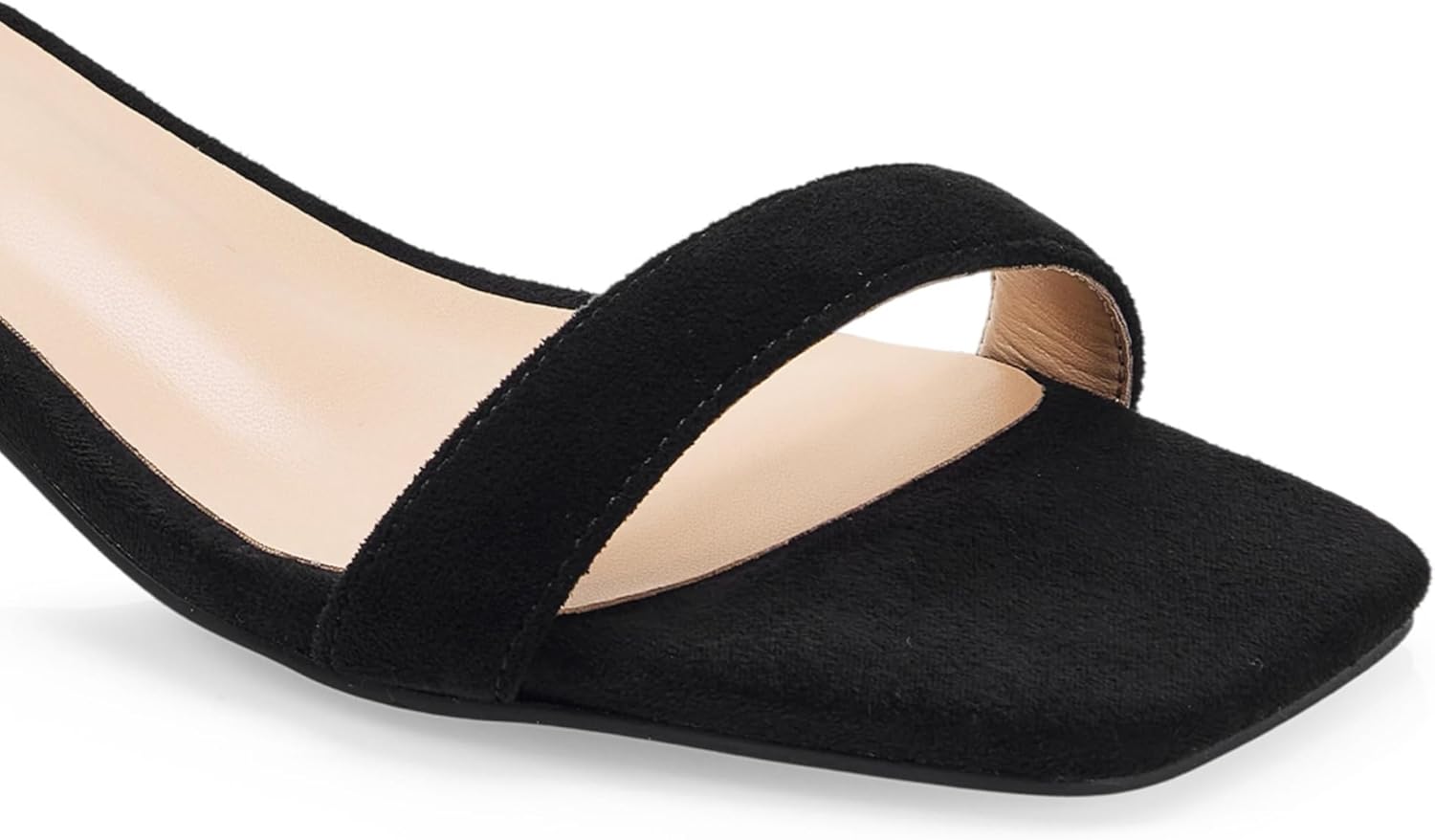 GENSHUO Low-chunk Heel Pump Sandals, Open toe 2 inches Block Chunky Dressy Ankle Strap Strappy Shoes for Women, Work Office Wedding Dates Party Dance - Image 6