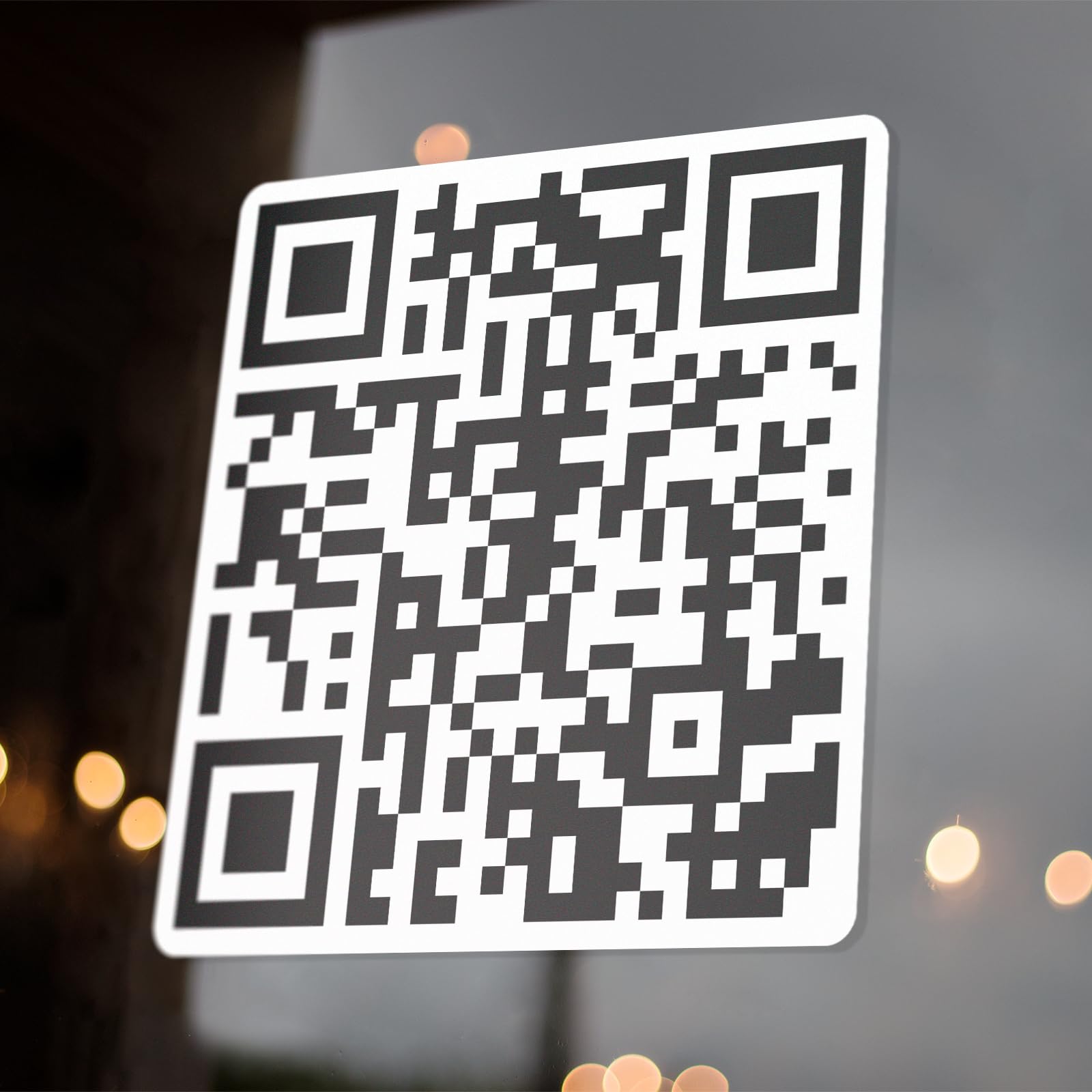 Amazon.com: Never Gonna Give You Up Rick Roll QR Code Vinyl Bumper