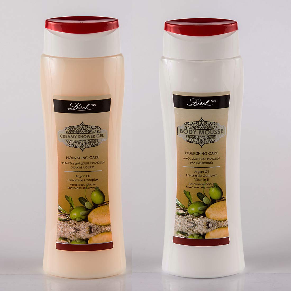LarelNourishing Argon Oil Body Care combo (Shower Gel & Lotion)