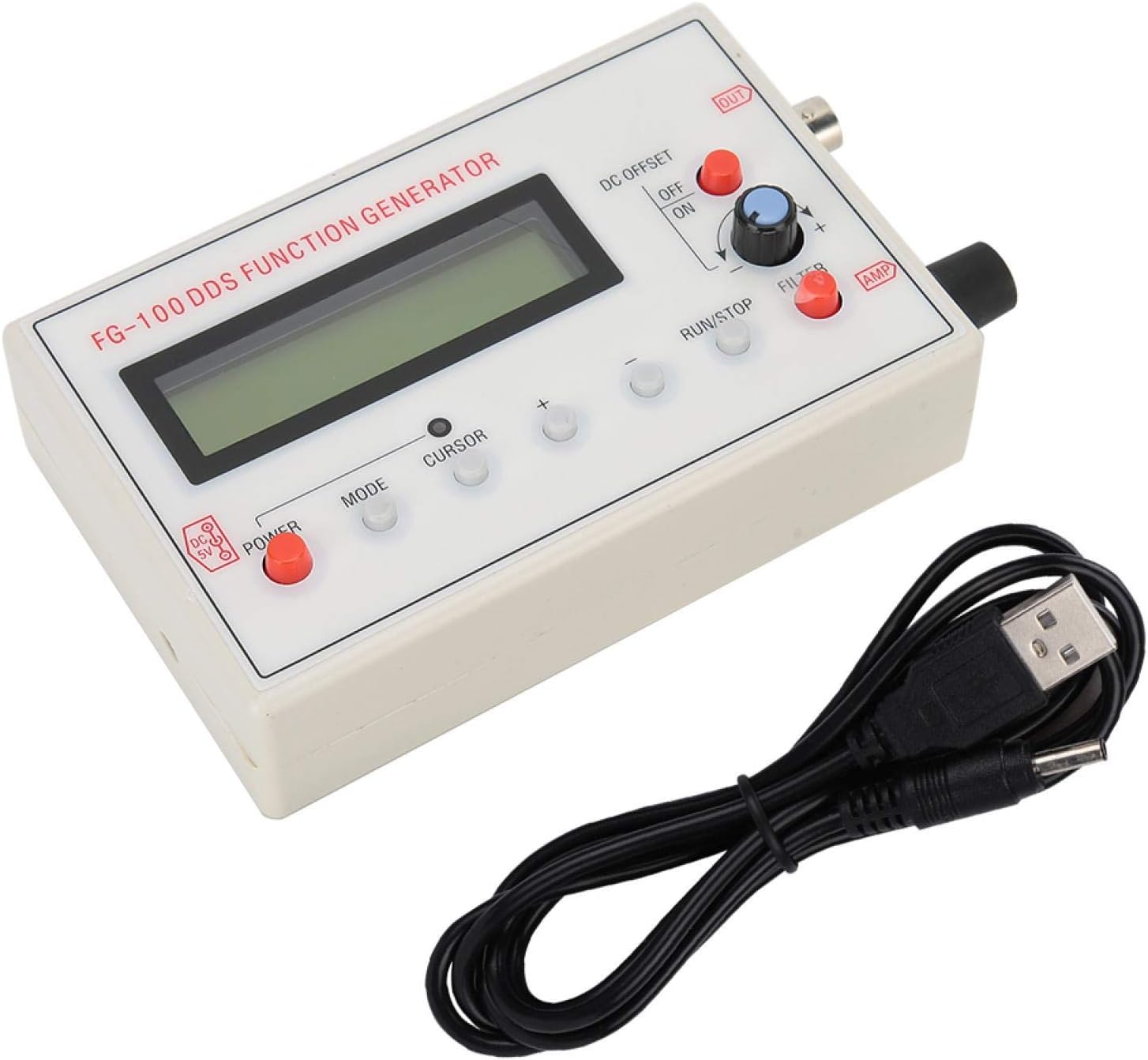 Socobeta 1Hz 500KHz Function Generator Frequency Counter Signal Generator Function