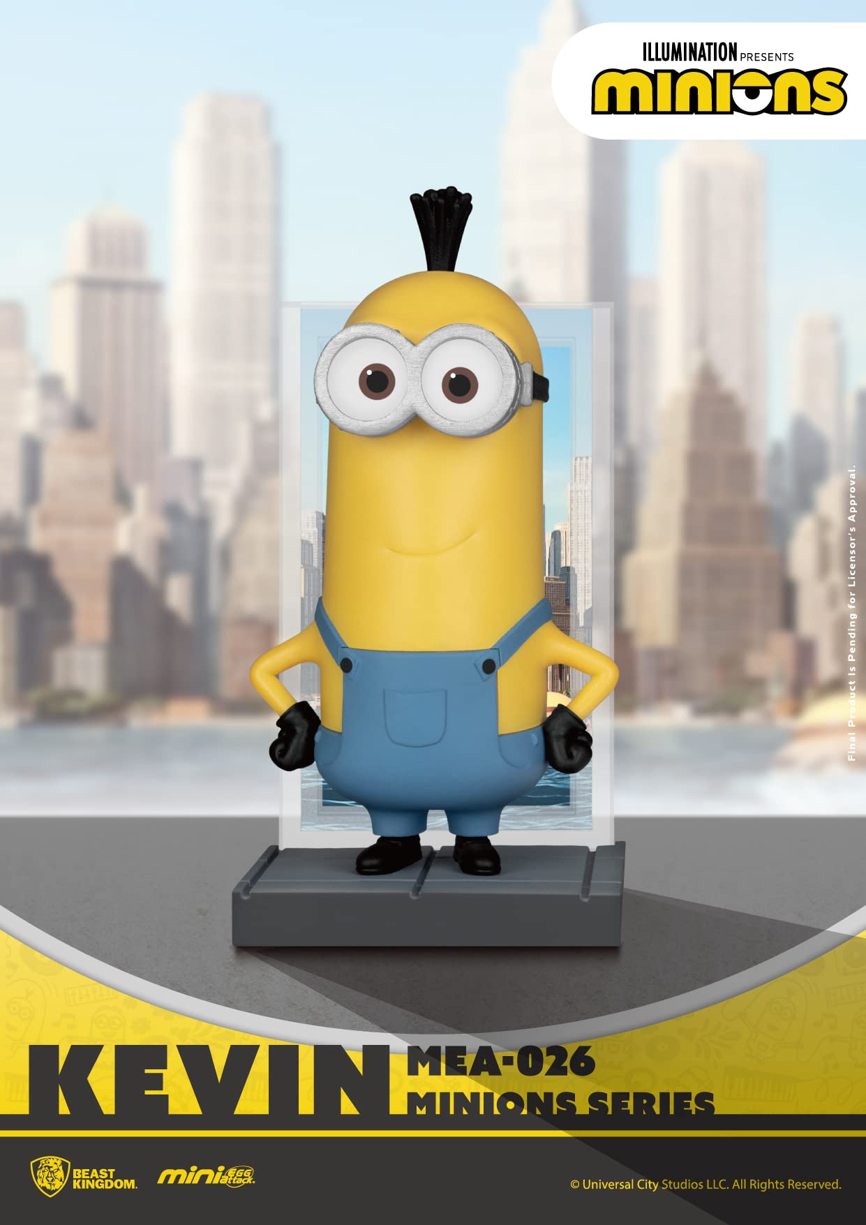 Beast Kingdom Minions: The Rise of Gru: Minions Series MEA-026 8-Piece Mini  Egg Attack Figure Set,Multicolor