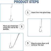 Vista 4 de Fish Hook Remover Tool, Fishing Hook Quick Removal Device, Fishing Gear and Accessories Security Extractor Equipment Kits for Adult, Hook Extractor